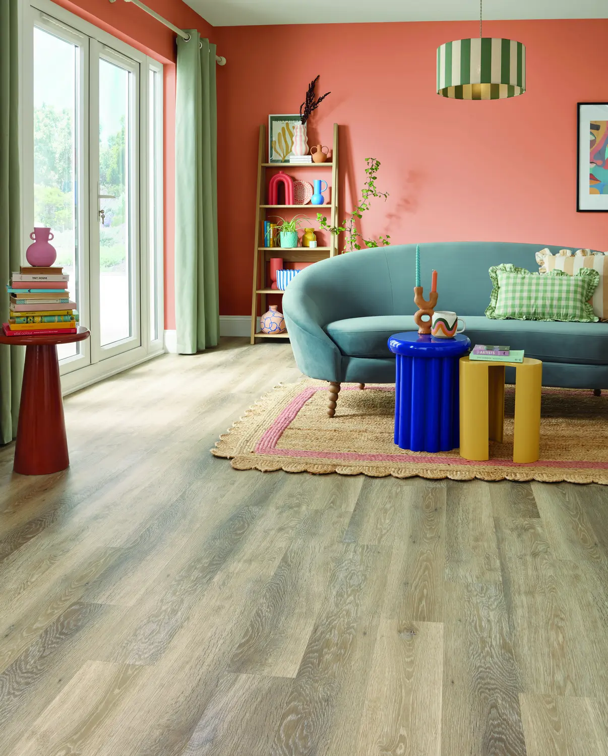 Karndean Knight Tile - Lime Washed Oak