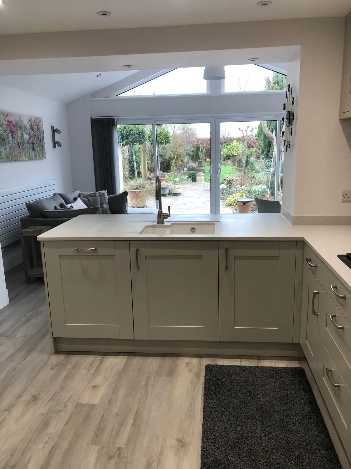 Limestone Shaker Painted Kitchen