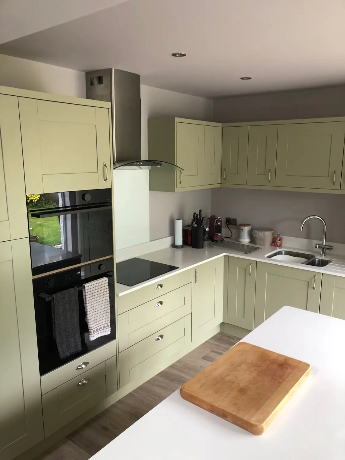 Sage Shaker Painted Kitchen